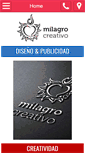 Mobile Screenshot of milagrocreativo.com