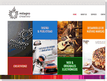 Tablet Screenshot of milagrocreativo.com